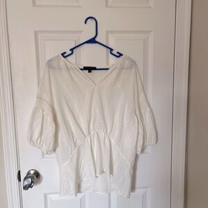 Banana republic cream top Sz S